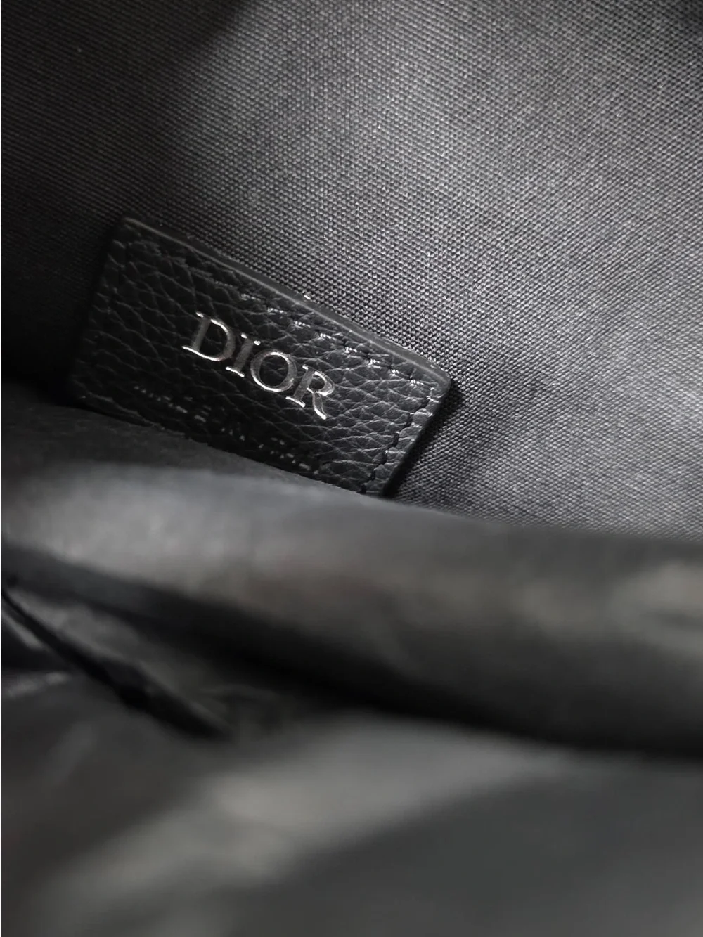 Dior Black Saddle Shoulder Bag
